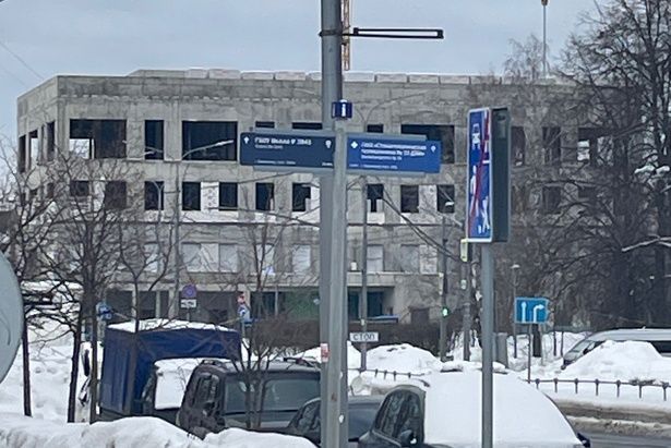 Монолит здания детской поликлиники в районе Крюково готов