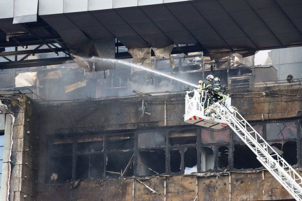 Собянин сообщил о ликвидации пожара в бизнес-центре на западе Москвы