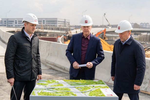 Собянин: Открылся новый путепровод с МКАД на трассу М4 «Дон» со съездом в сторону области