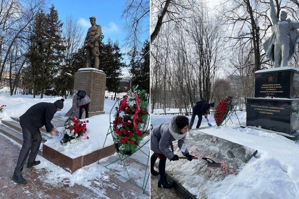 Представители района вышли на уборку воинских захоронений