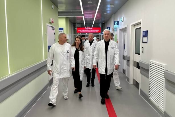 Сергей Собянин приехал в Боткинскую больницу к пострадавшим в «Крокус Сити»