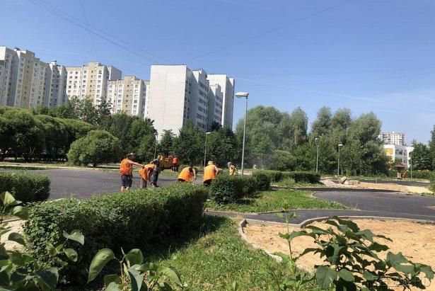 Дворовые проезды в Крюково приводят в порядок