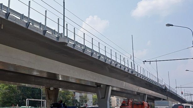 Эстакада на Щелковском шоссе готова к открытию