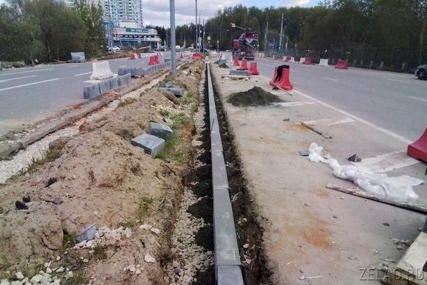 В Зеленограде проходят работы по комплексному благоустройству улиц