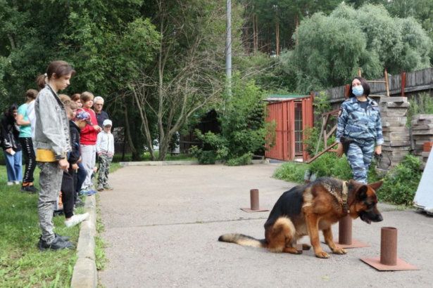 Экскурсия для детей прошла в Центре кинологической службы