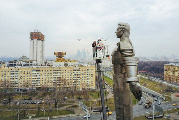 Власти Москвы сообщили о предстоящей реставрации памятника Гагарину