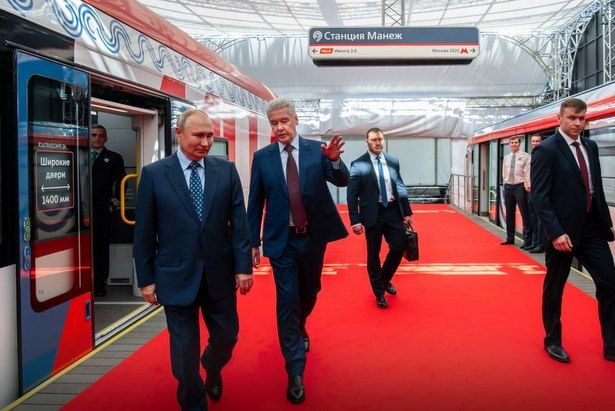 Владимир Путин и Сергей Собянин открыли МЦД-3