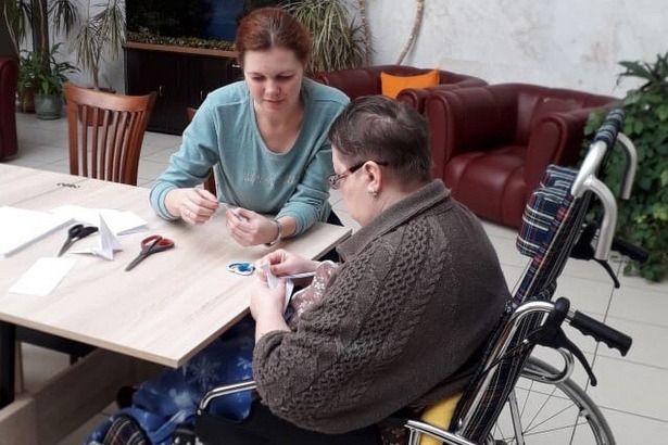 В Зеленоградском хосписе сделали бумажных журавликов