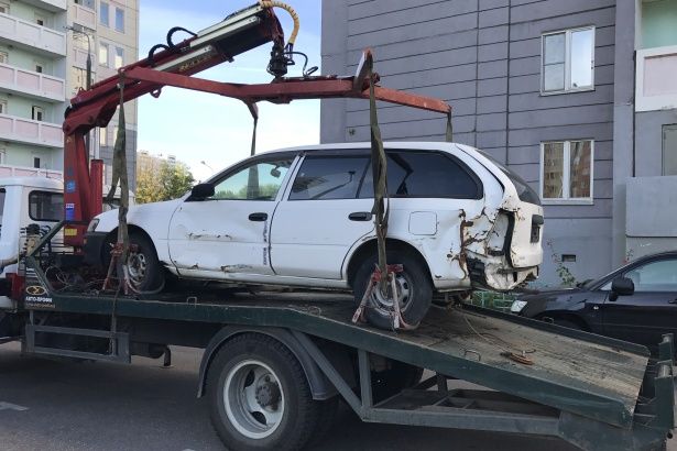 Территорию Крюково освободили от еще одного автохлама