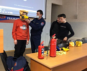 Восьмиклассники приняли участие в уроке безопасности