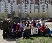 В честь Дня Победы жители Крюково растянули многокилометровую георгиевскую ленту