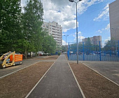 В районе Крюково проводятся масштабные работы по благоустройству