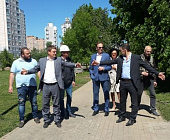 Префект Анатолий Смирнов осмотрел объекты строительства в районе Крюково
