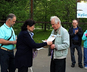 Крюковские ветераны сразились в городки