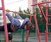 Крюковчане занялись спортом на улице
