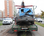 С территории Крюково вывезли очередной «автохлам»